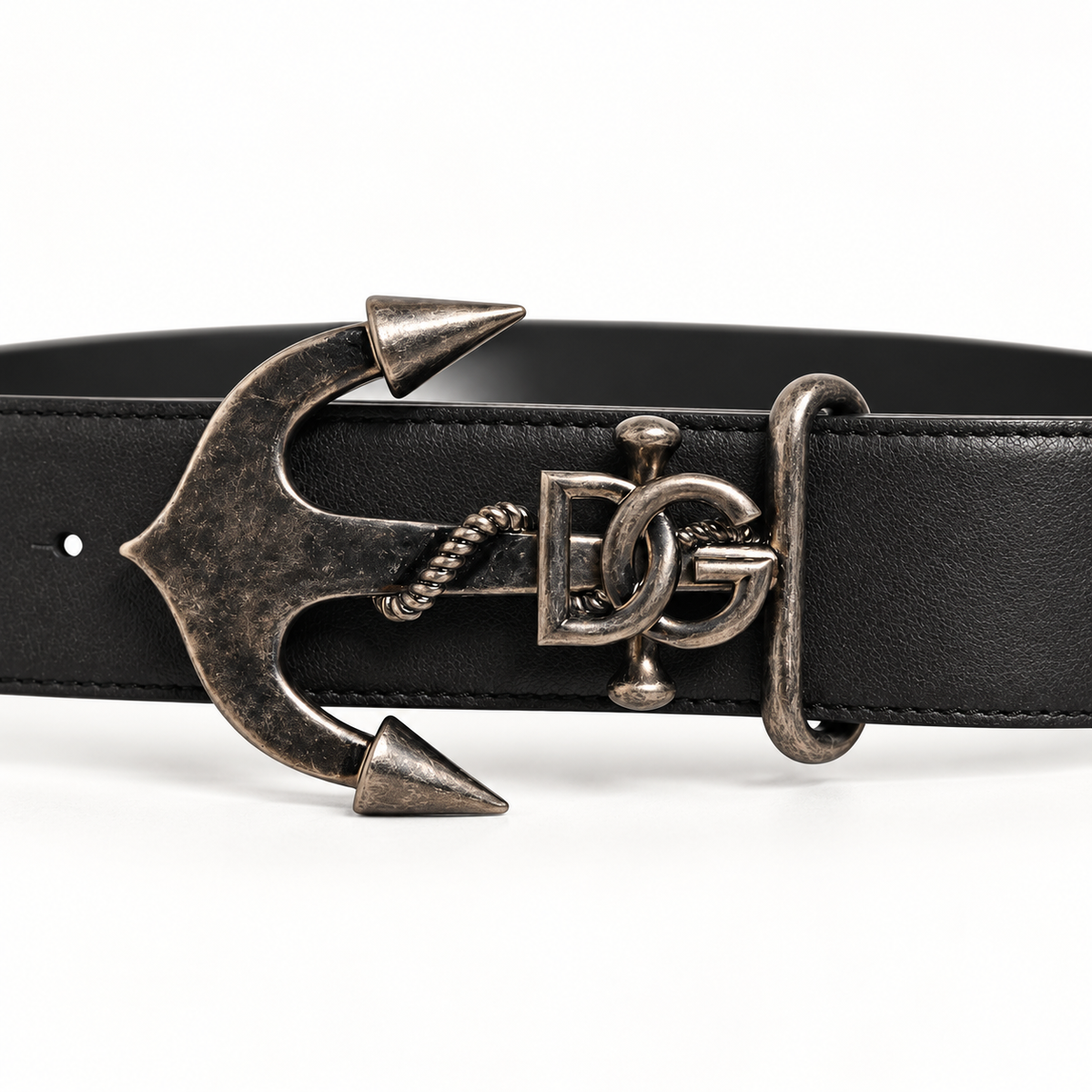 Men’s anchor buckle belt DOLCE & GABBANA
BC4861 AR840 80999 Black close up view