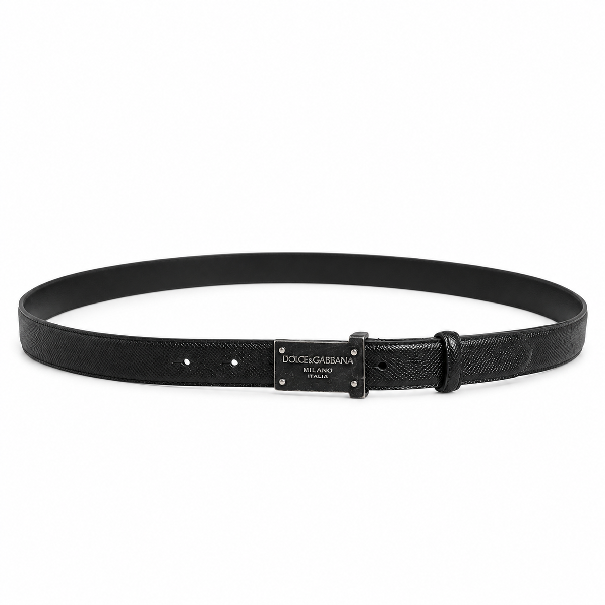 Men’s belt DOLCE & GABBANA
BC3733 A2F39 Black front view
