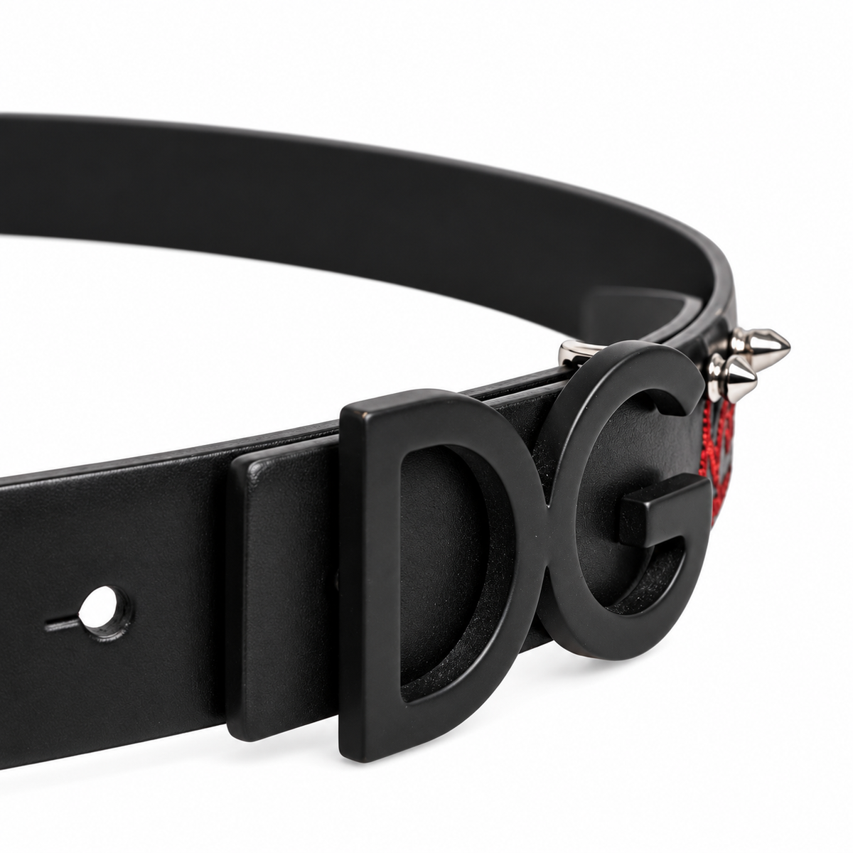 Men’s belt DOLCE & GABBANA Prince Crown
BC4129 AI667 Black close up view