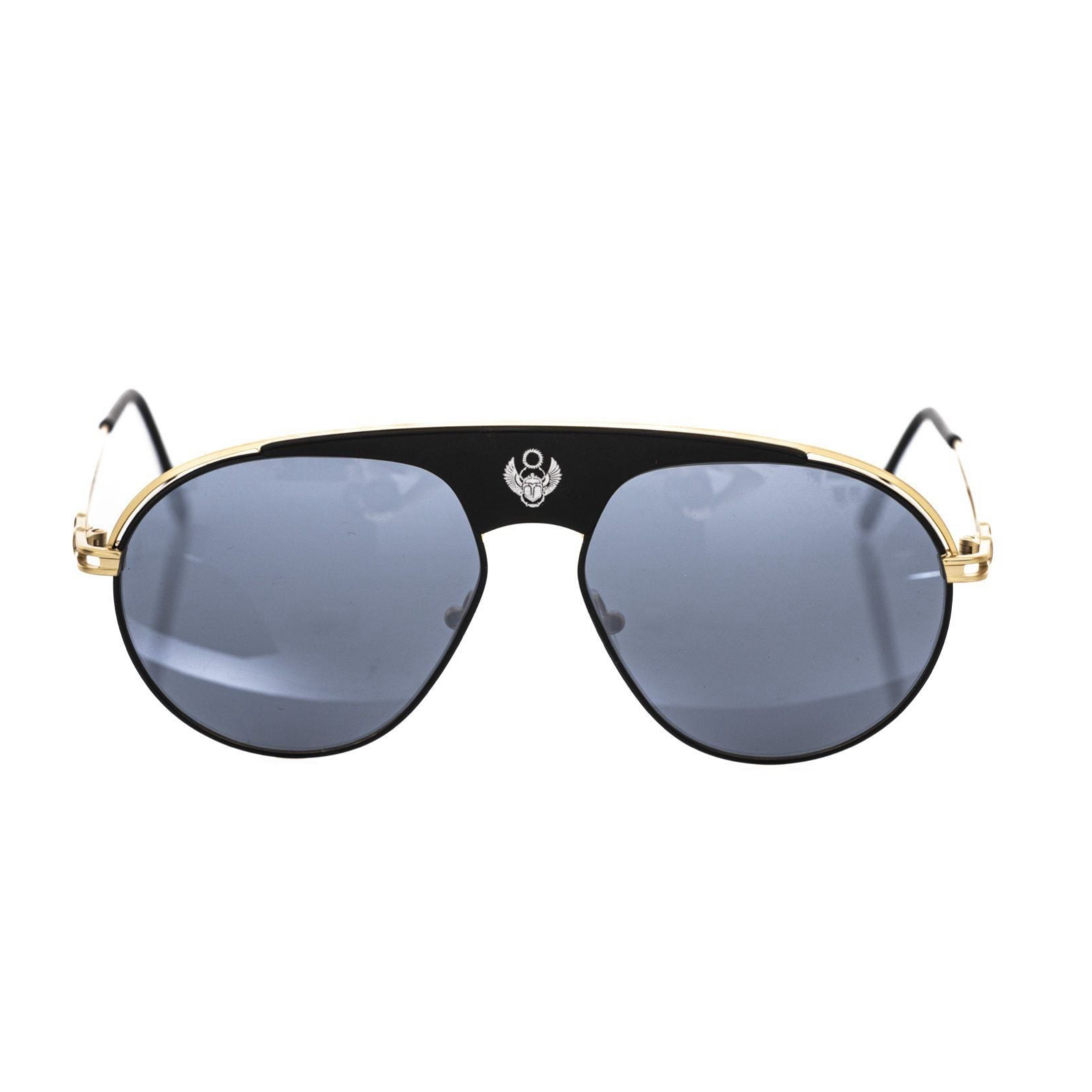 Мъжки авиаторски слънчеви очила Men’s black metallic sunglasses Frankie Morello Sirio FEMF8016US FR02059