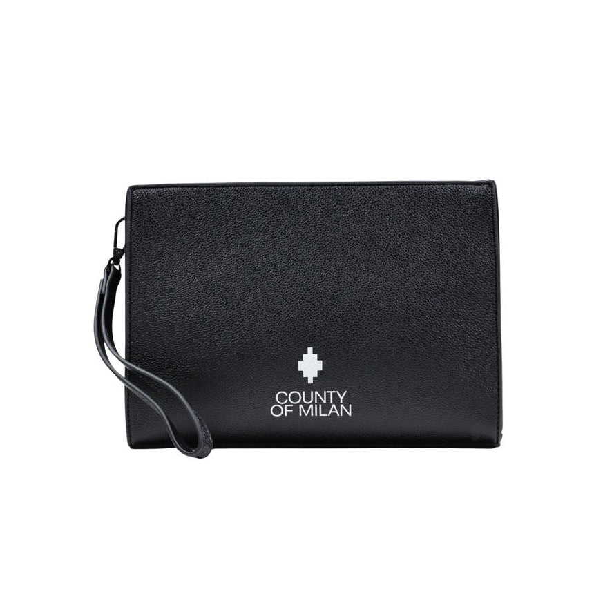 Клъч чанта Men’s clutch bag County Of Milan Marcelo Burlon COMAS260345 Black front view