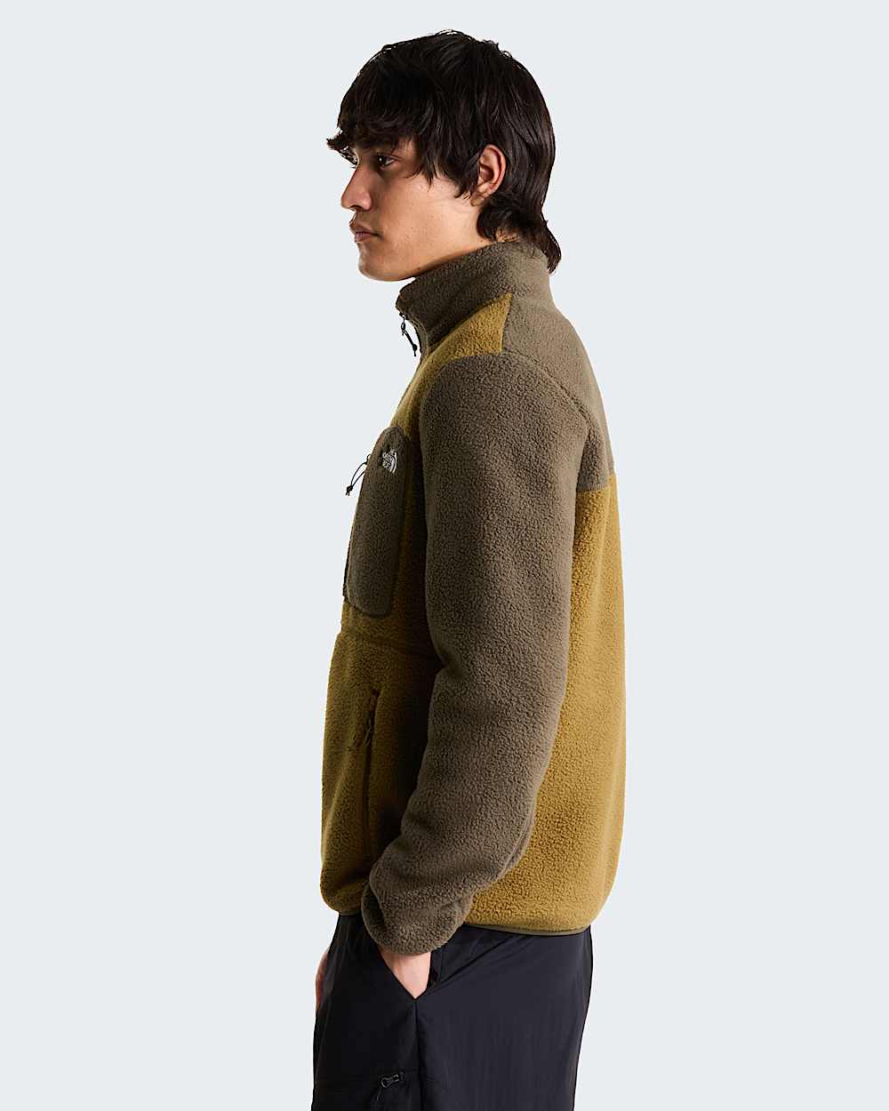 Men’s fleece sweatshirt The North Face Yumiori
NF0A883R RL2 Caraway Seed-New Taupe Green side view