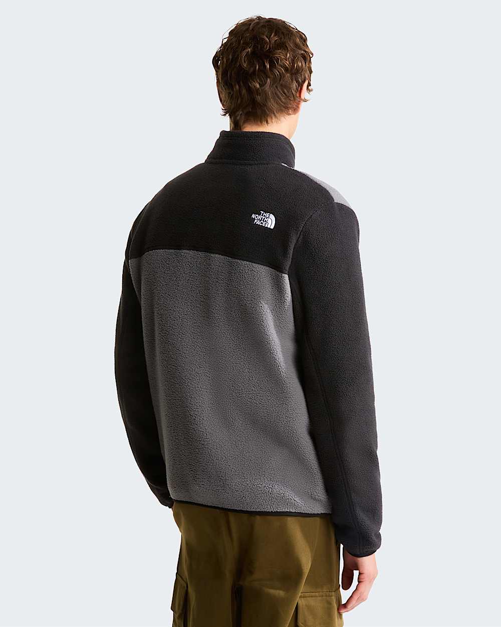 Men’s fleece sweatshirt The North Face Yumiori
NF0A883R RPI Black and Gray back view
