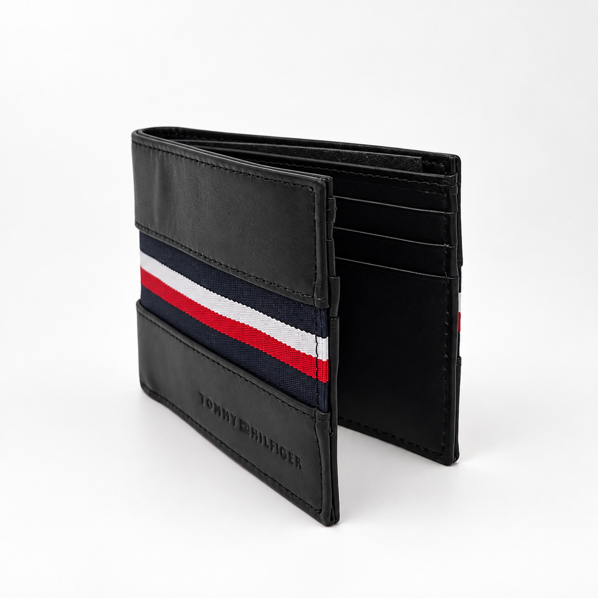 Подаръчен комплект портфейл и ключодържател Men's gift box wallet & key ring Tommy Hilfiger AM0AM03939 901 angled view 2