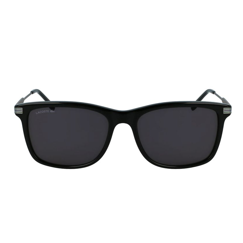 Мъжки метални слънчеви очила Men’s metal sunglasses LACOSTE L960S 001 Black front view