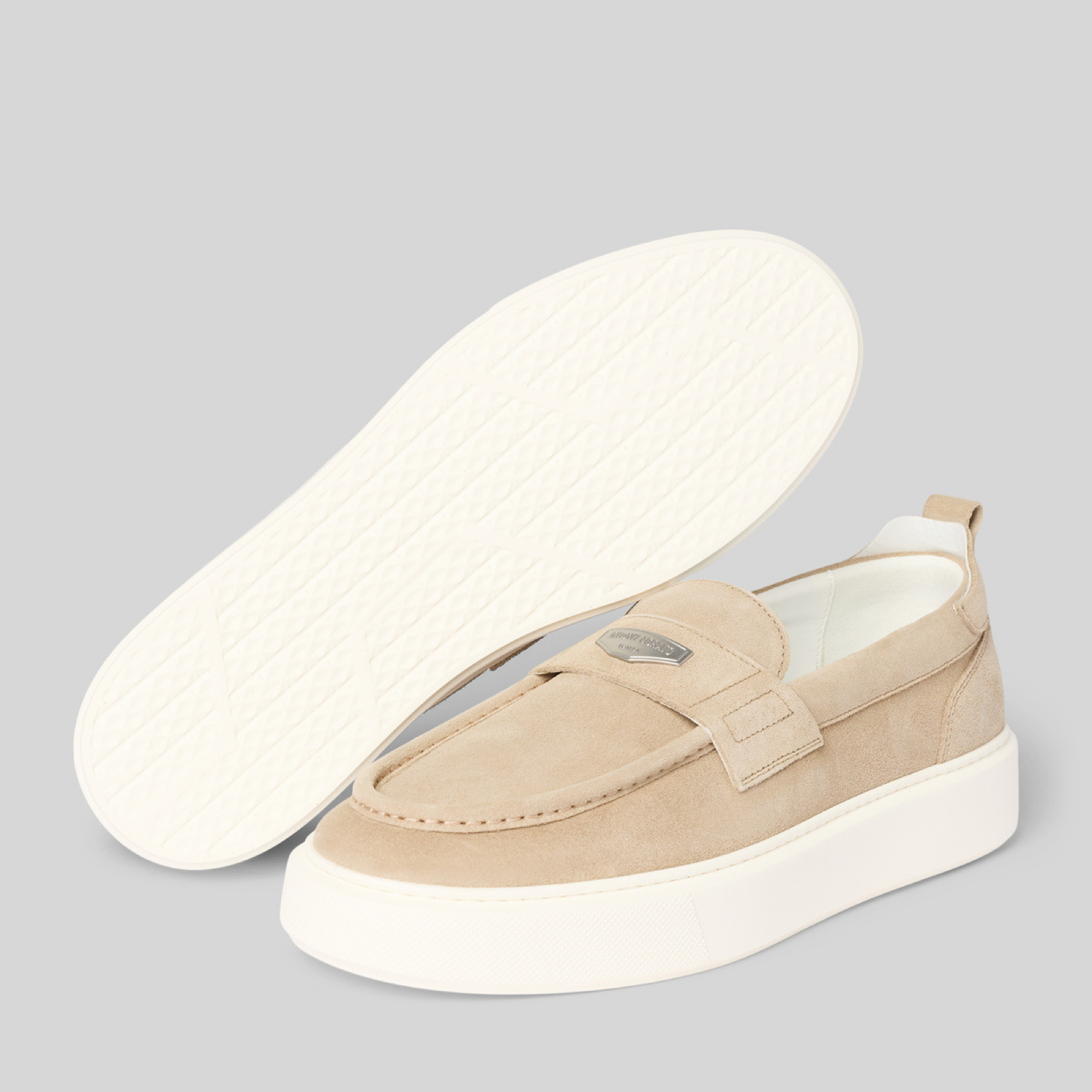 Мъжки мокасини Men’s moccassins Antony Morato MMFW01900-LE300005 Beige outsole view