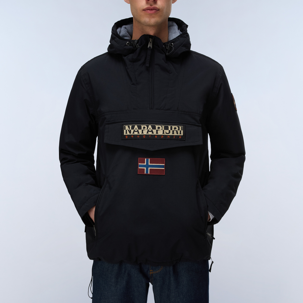 Men’s pocket anorak jacket Napapijri Rainforest
NP0A4GMD Black
