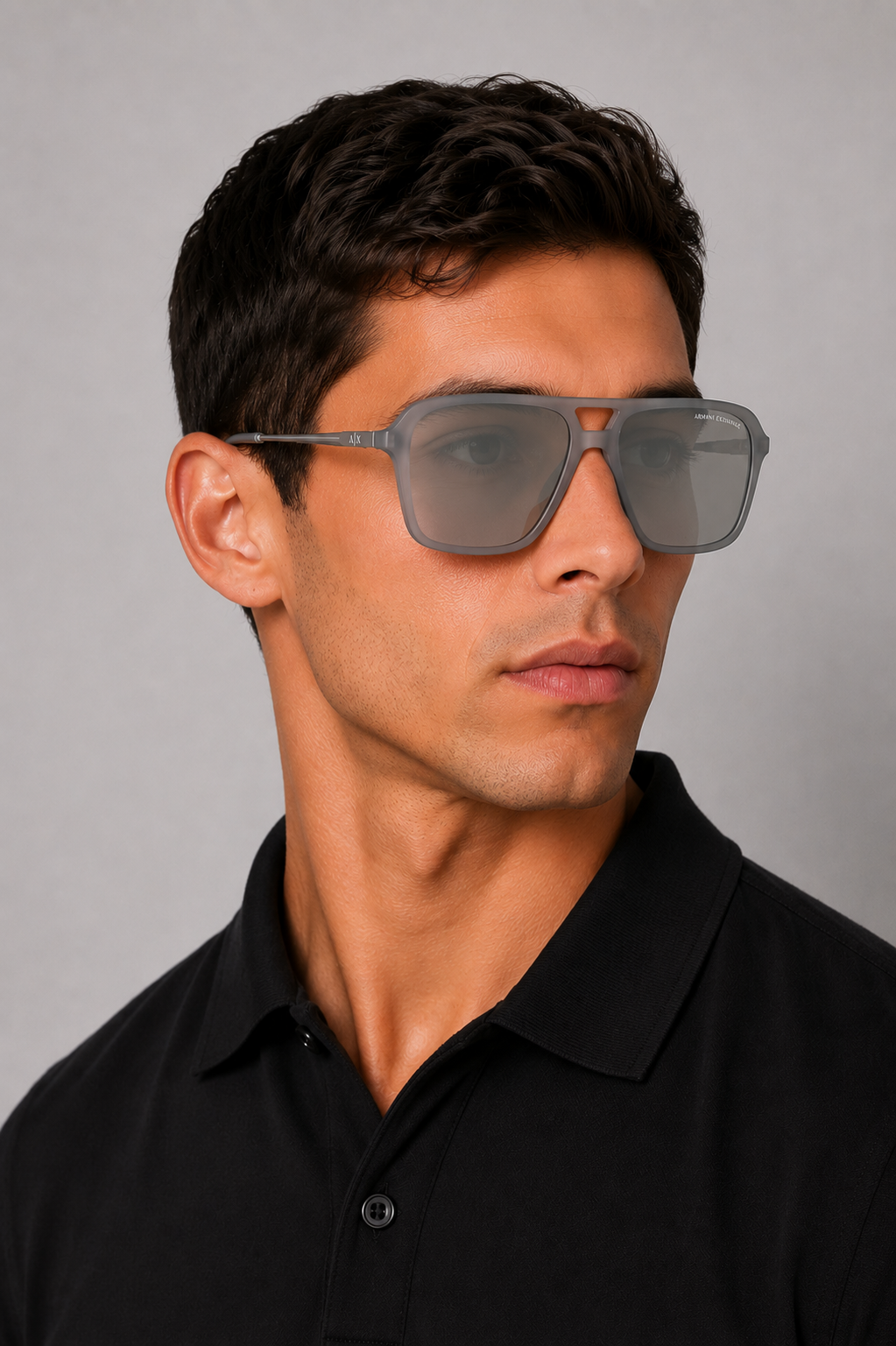 Мъжки слънчеви очила Men’s sunglasses ARMANI EXCHANGE AX4150SU83638 Gray lifestyle view