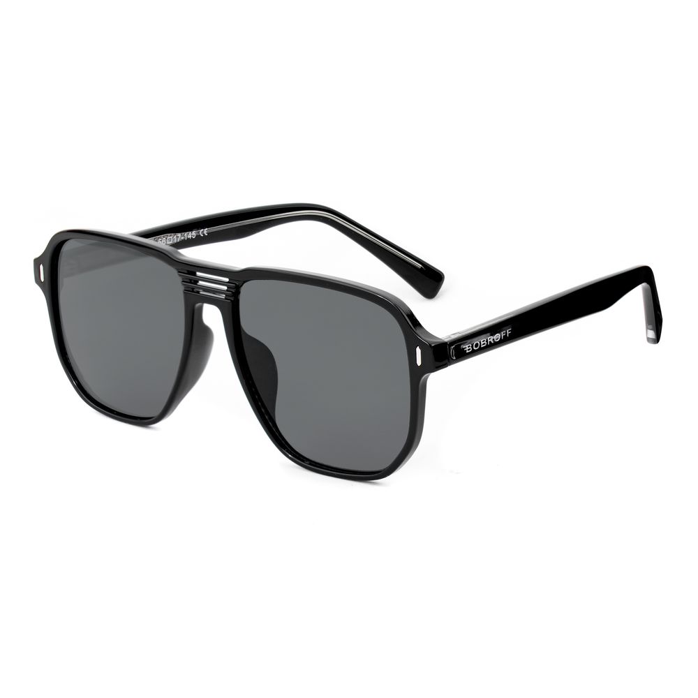 Мъжки слънчеви очила Men’s sunglasses BOBROFF BFG0003 C1 Black angled view