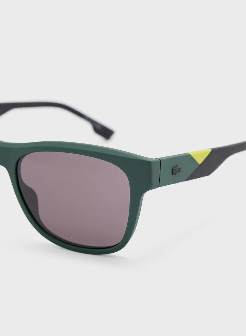 Мъжки слънчеви очила Men’s sunglasses LACOSTE L6043S 301 Green close up view