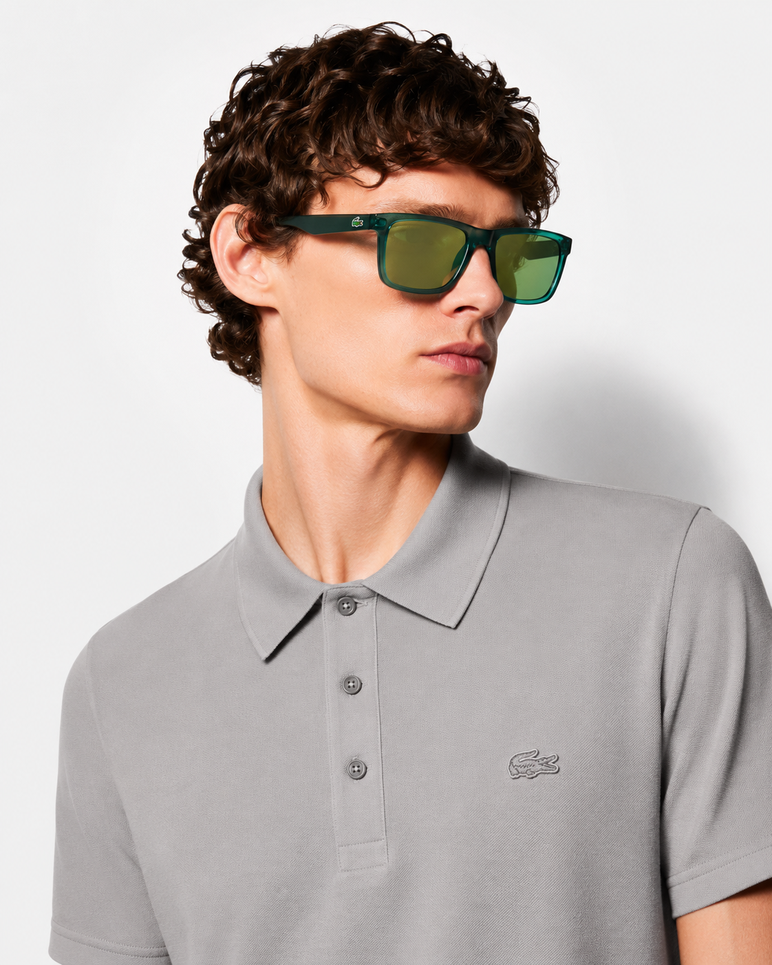 Мъжки слънчеви очила Men’s sunglasses LACOSTE L750S 315 Green lifestyle view