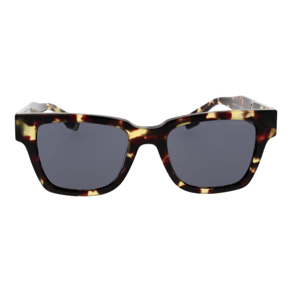 Мъжки слънчеви очила Men’s sunglasses Trussardi TSM9026 52G21 Brown front view