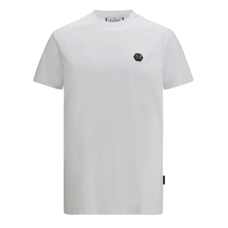 Мъжка тениска Men’s t-shirt Philipp Plein Hexagon AAECMTK8740PJY002N01 White front view