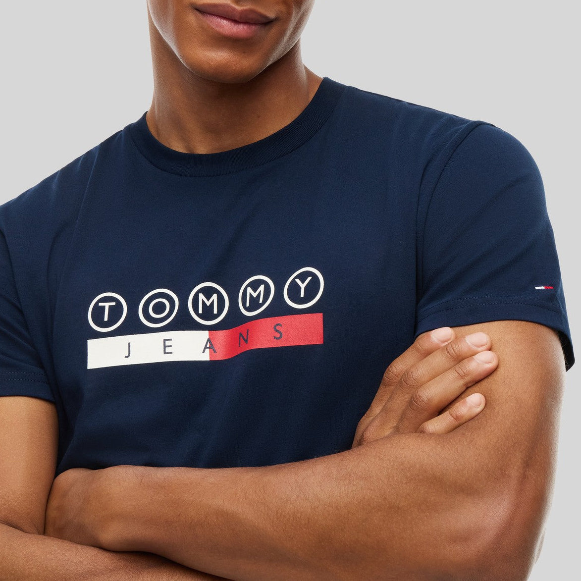 Мъжка тениска Men’s t-shirt Tommy Hilfiger Jeans DM0DM23715 C1G Dark Blue