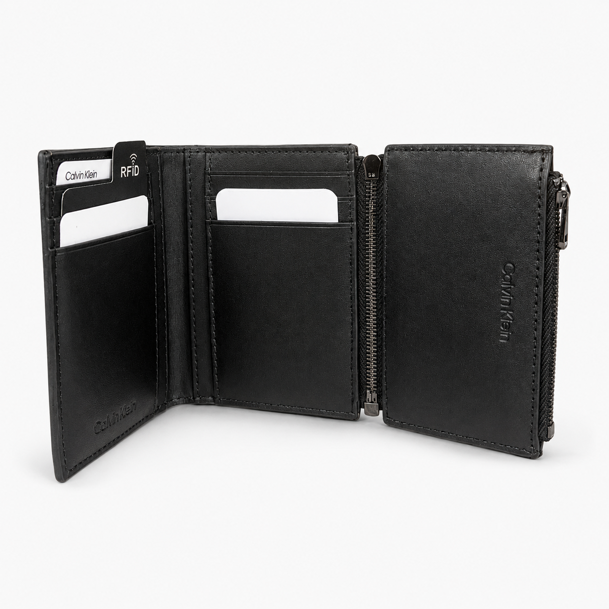 Мъжки вертикален портфейл Men’s wallet Calvin Klein K50K510886 BAX open view