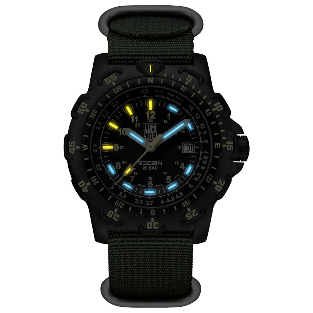 Мъжки часовник Men’s watch Luminox RECON Point CARBONOX™ XL8826MI Military Green night view