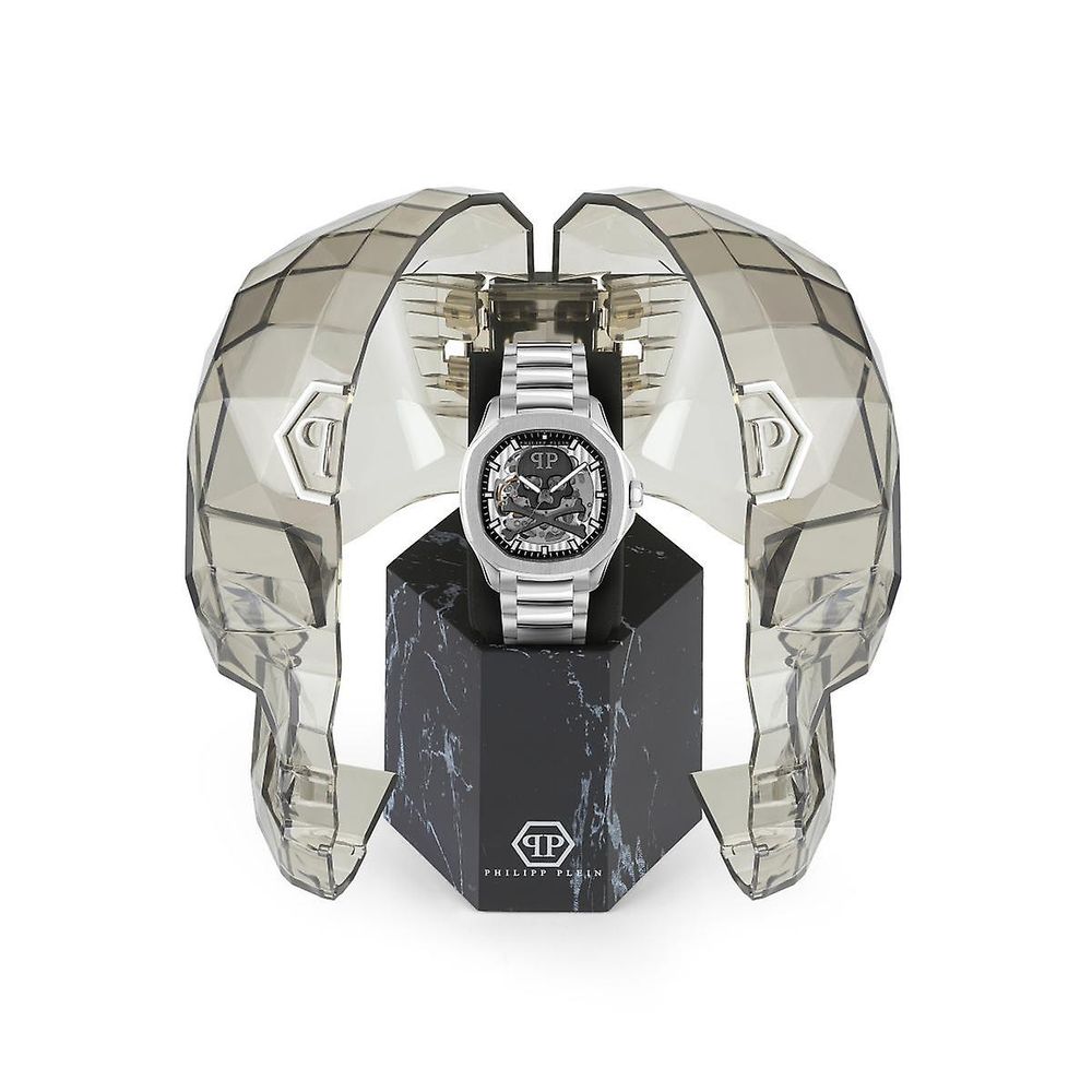 Мъжки часовник Men’s watch Philipp Plein Skeleton High-Conic Automatic PWRAA0223 Silver box view