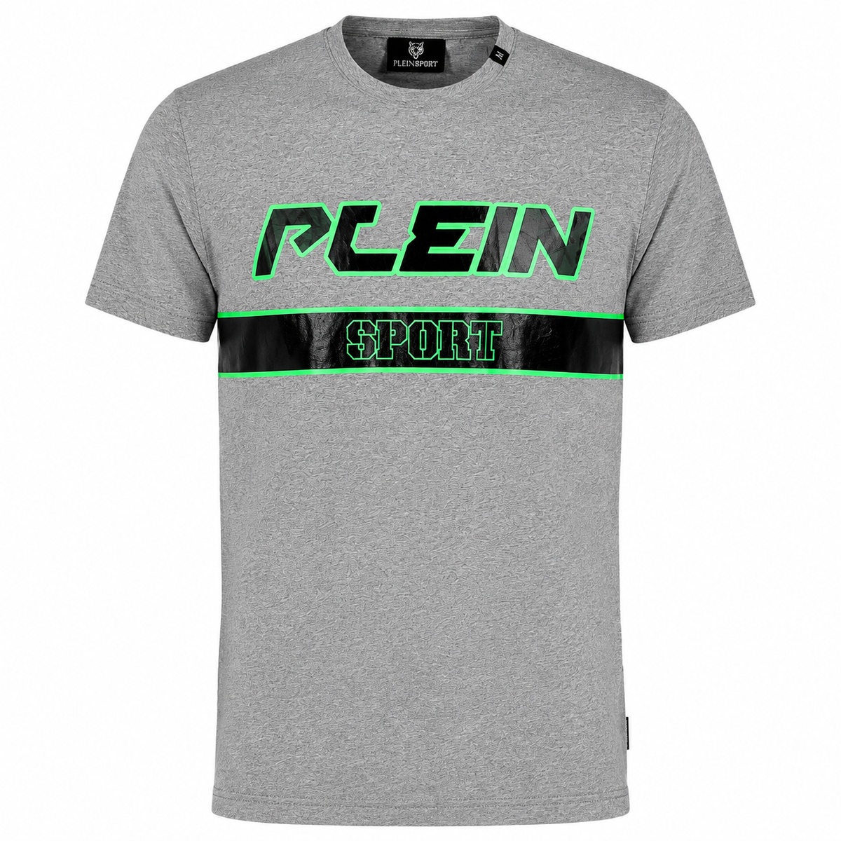 Мъжка сива тениска Plein Sport Men T-shirt TIPS105 94GR Front View