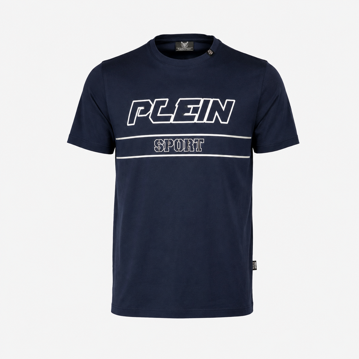 Мъжка тъмно синя тениска Plein Sport Men T-shirt TIPS109 85 Front View