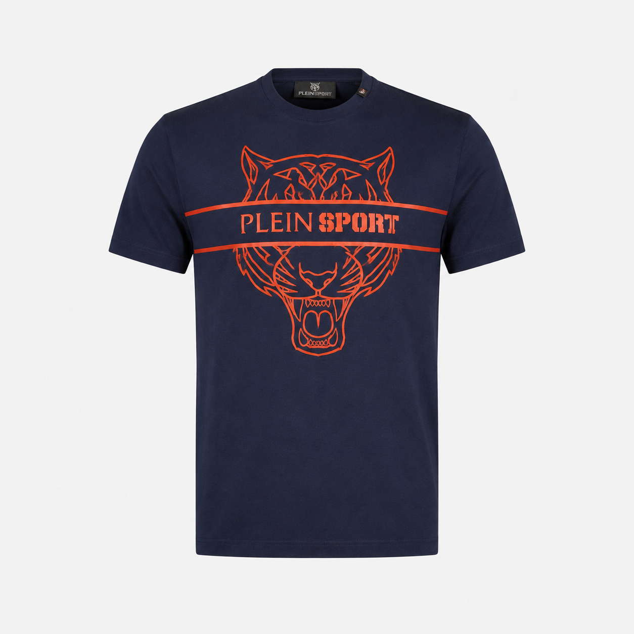 Мъжка синя тениска Plein Sport Men T-shirt TIPS112 85 Front View