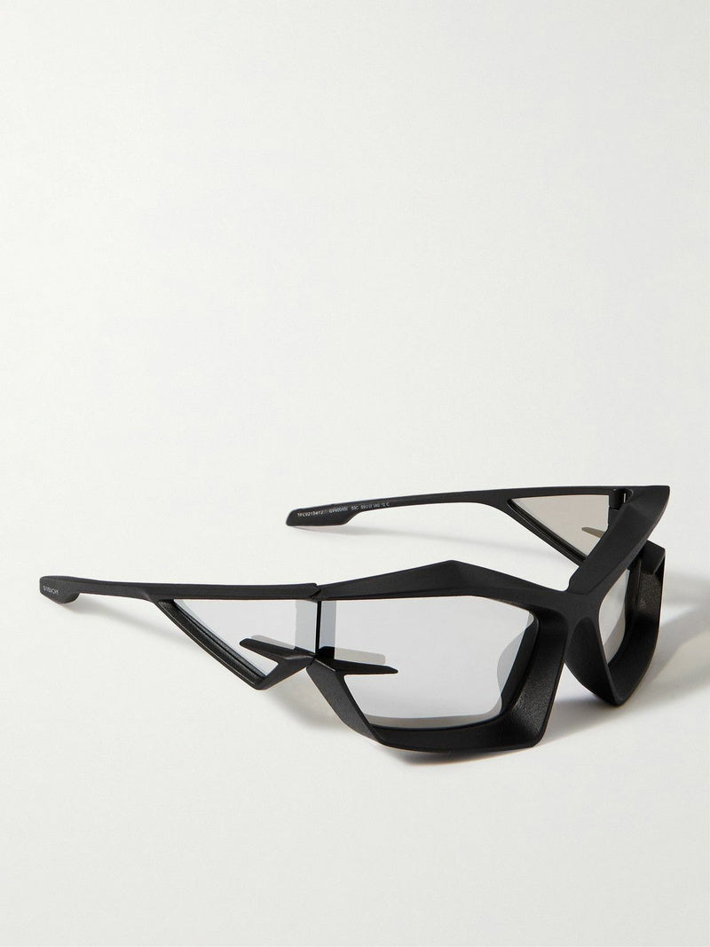 Дамски слънчеви очила Unisex sunglasses Givenchy GIV CUT BR007GR04 A008 Black Nero angled view