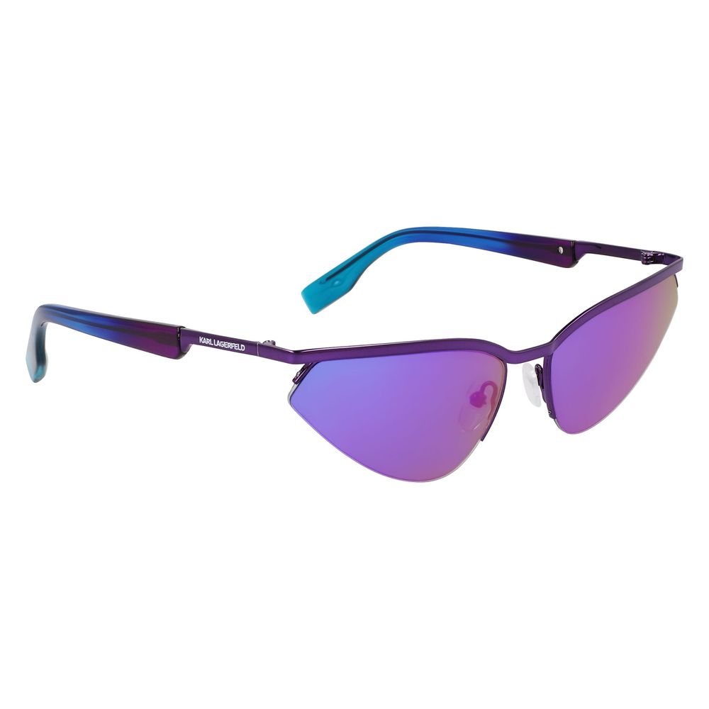 Слънчеви очила Unisex sunglasses KARL LAGERFELD KL352S 500 Purple angled view