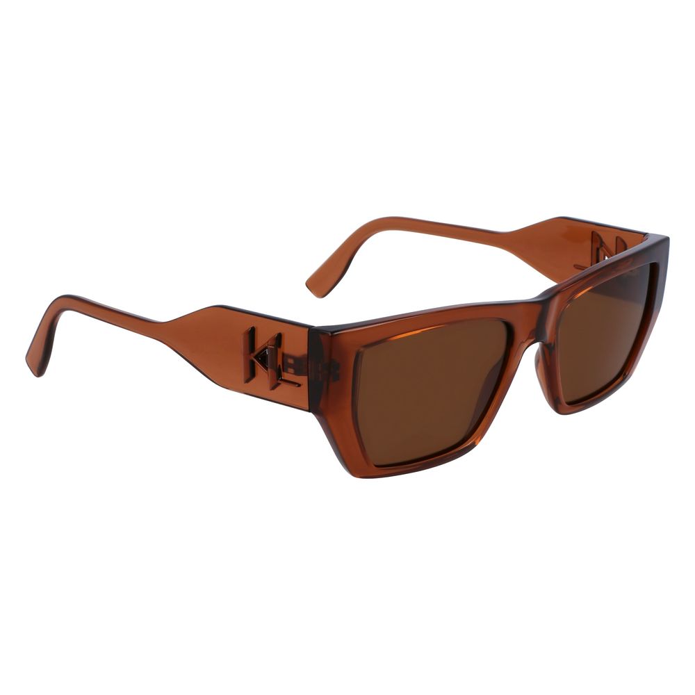 Слънчеви очила Unisex sunglasses KARL LAGERFELD KL6123S541824 Brown angled view