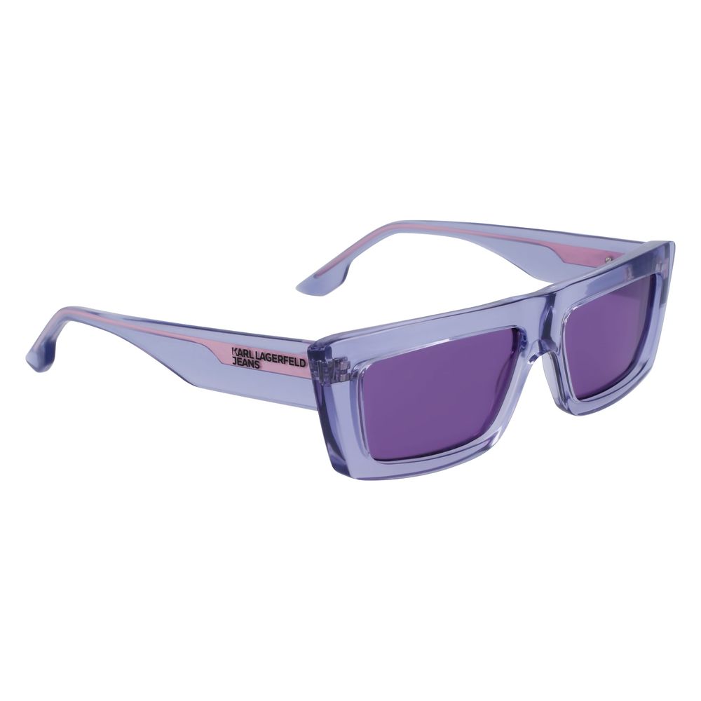 Слънчеви очила Unisex sunglasses KARL LAGERFELD KLJ6147S56156 Purple angled view