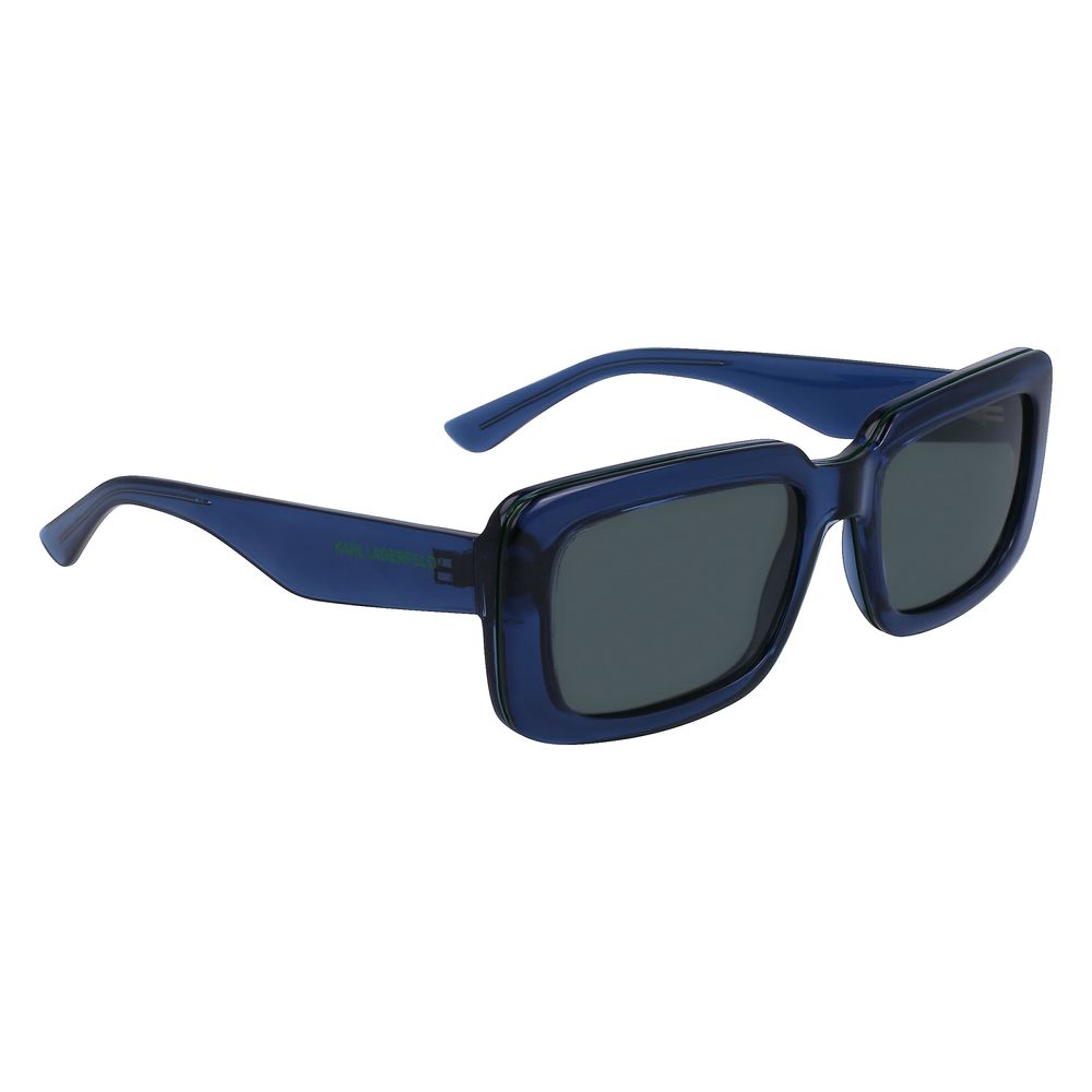 Слънчеви очила Unisex sunglasses Karl Lagerfeld KL6101S400 Blue angled view