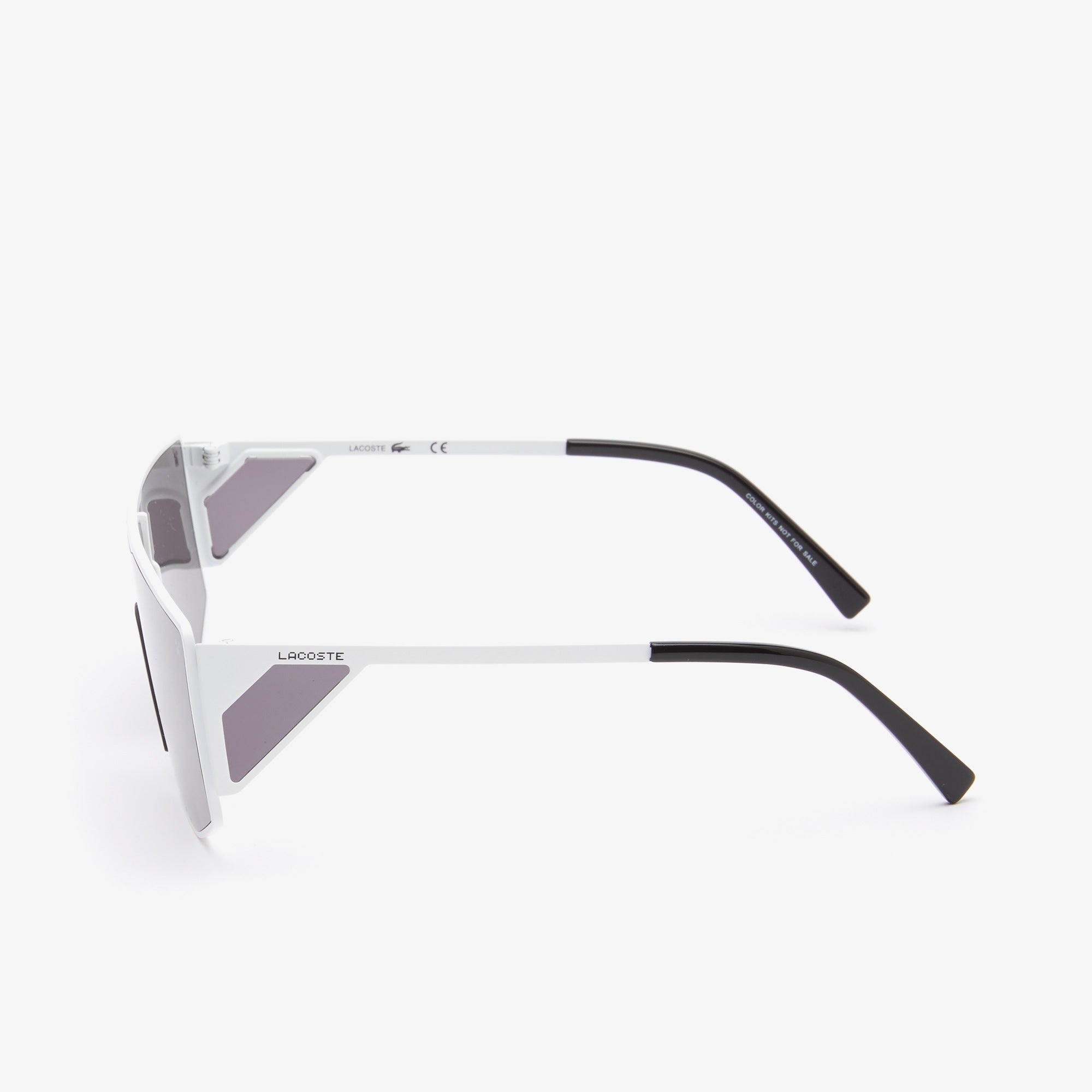 Слънчеви очила Unisex sunglasses LACOSTE X Minecraft L253S 101 White side view