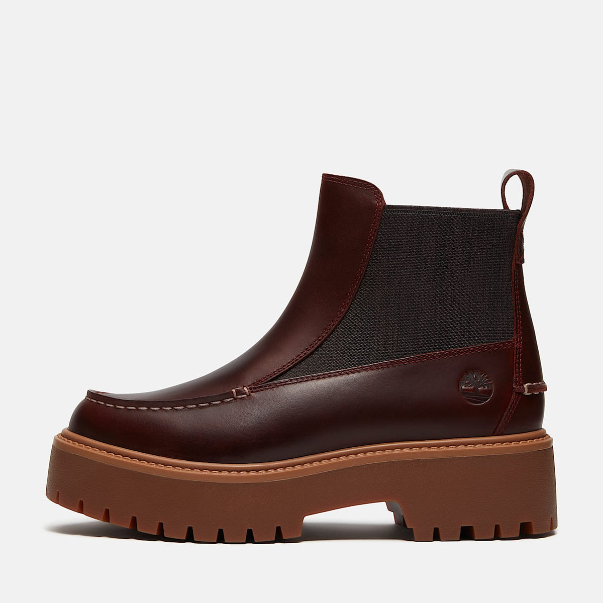 Дамски боти Women’s Platform Chelsea Boots Timberland Stone Street TB0A5TGPEIW Burgundy lateral back view