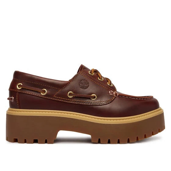 Дамски обувки Women’s Timberland Stone Street Platform Boat Shoes in Burgundy SKU: TB0A2QDM lateral view