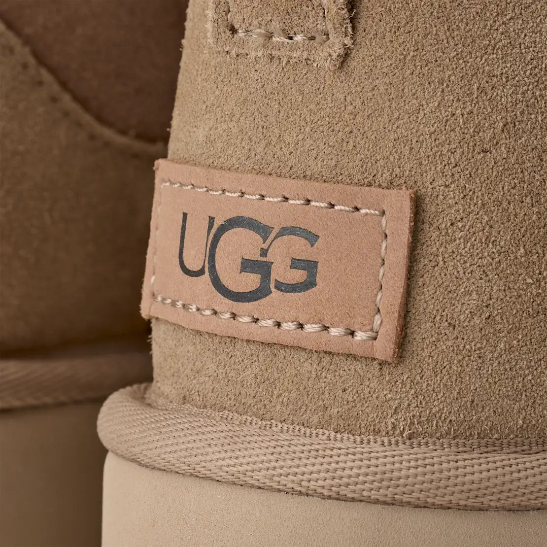 Дамски боти Women’s UGG Classic Ultra Mini Boots 1116109 Sand logo view