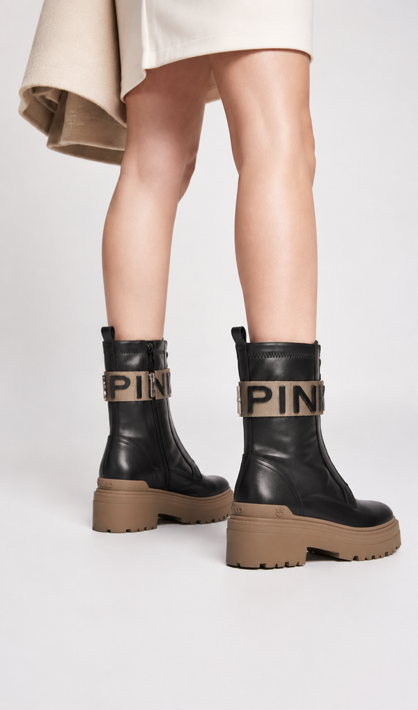 Дамски боти Women’s ankle boots Pinko Mia 13
SD0219P061-Z99 Black Beige lifestyle view