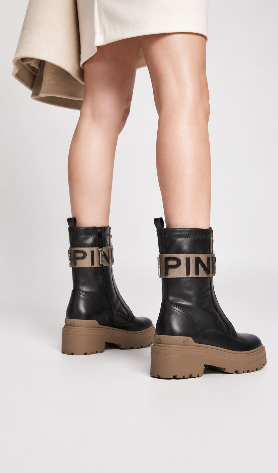Дамски боти Women’s ankle boots Pinko Mia 13
SD0219P061-Z99 Black Beige lifestyle view