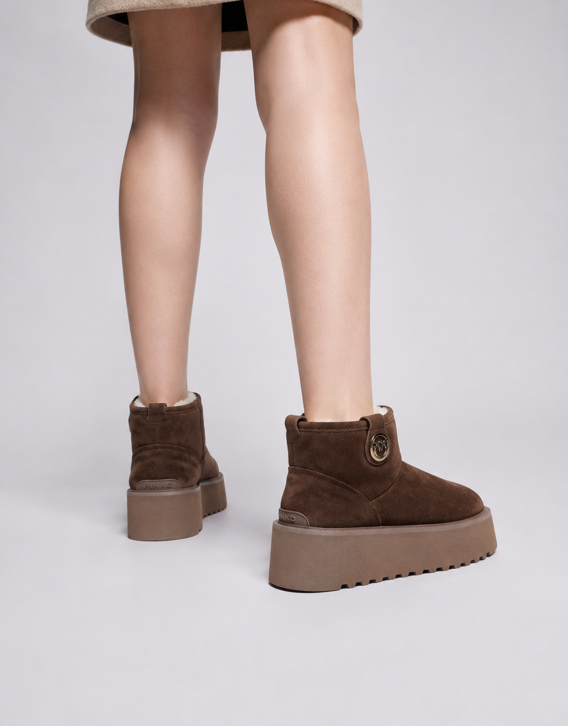 Дамски боти Women’s ankle boots Pinko
SD0575P002L72 Brown lifestyle heels view