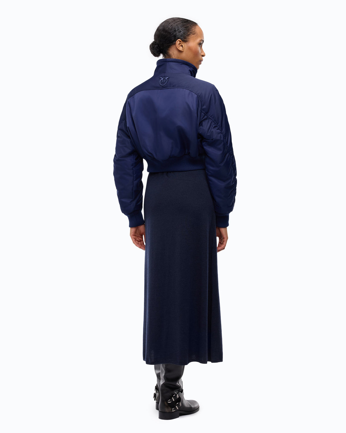 Women’s bomber Pinko PINOT
107692A2OI-F92 Blue back view