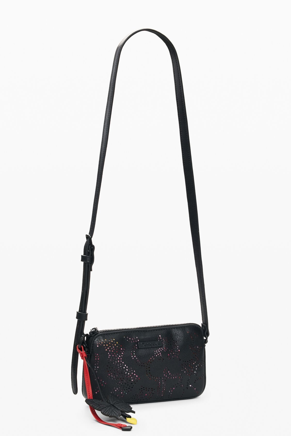 Дамска чанта през рамо Women’s crossbody bag Desigual 26SAYP062000U Black angled view