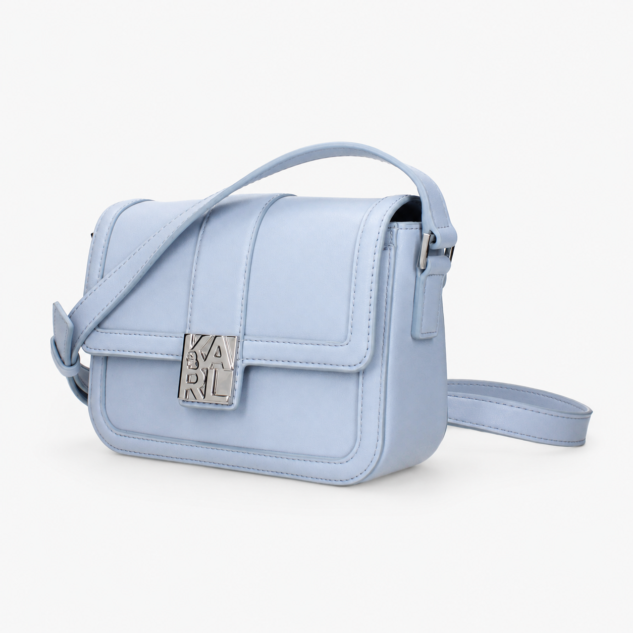 Дамска чанта Women’s crossbody bag Karl Lagerfeld BSW300041KZ Light Blue angled view