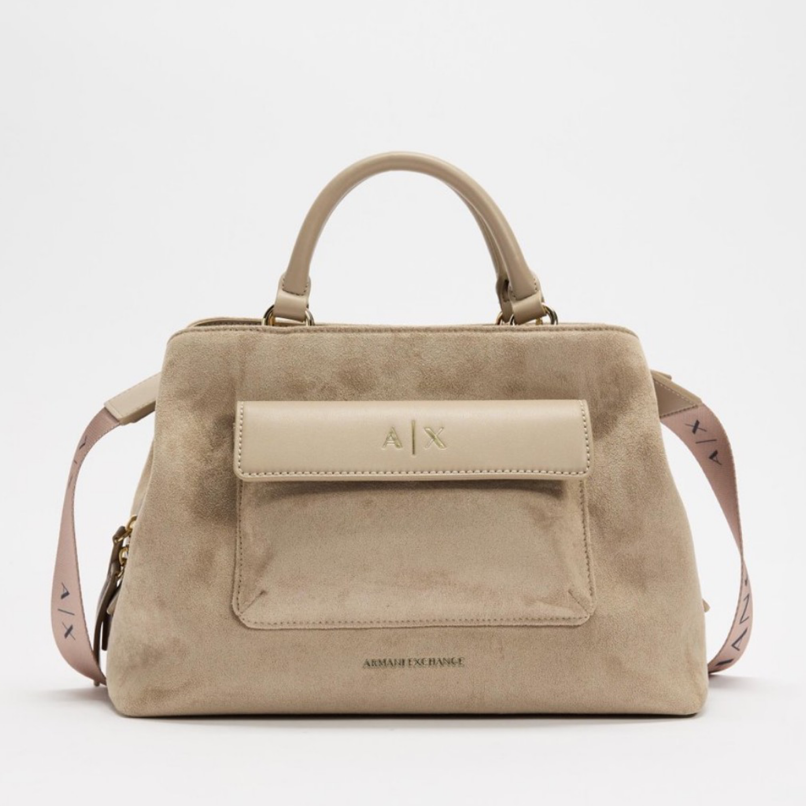 Дамска чанта за ръка Women’s handbag Armani Exchange XW001545 AF22630 U6223 Beige