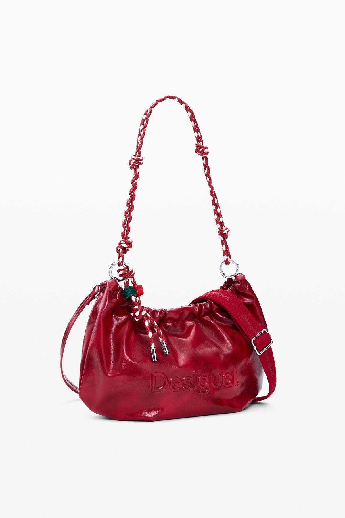Дамска чанта за ръка Women’s handbag Desigual 26SAXP28 3000 Red angled view 2