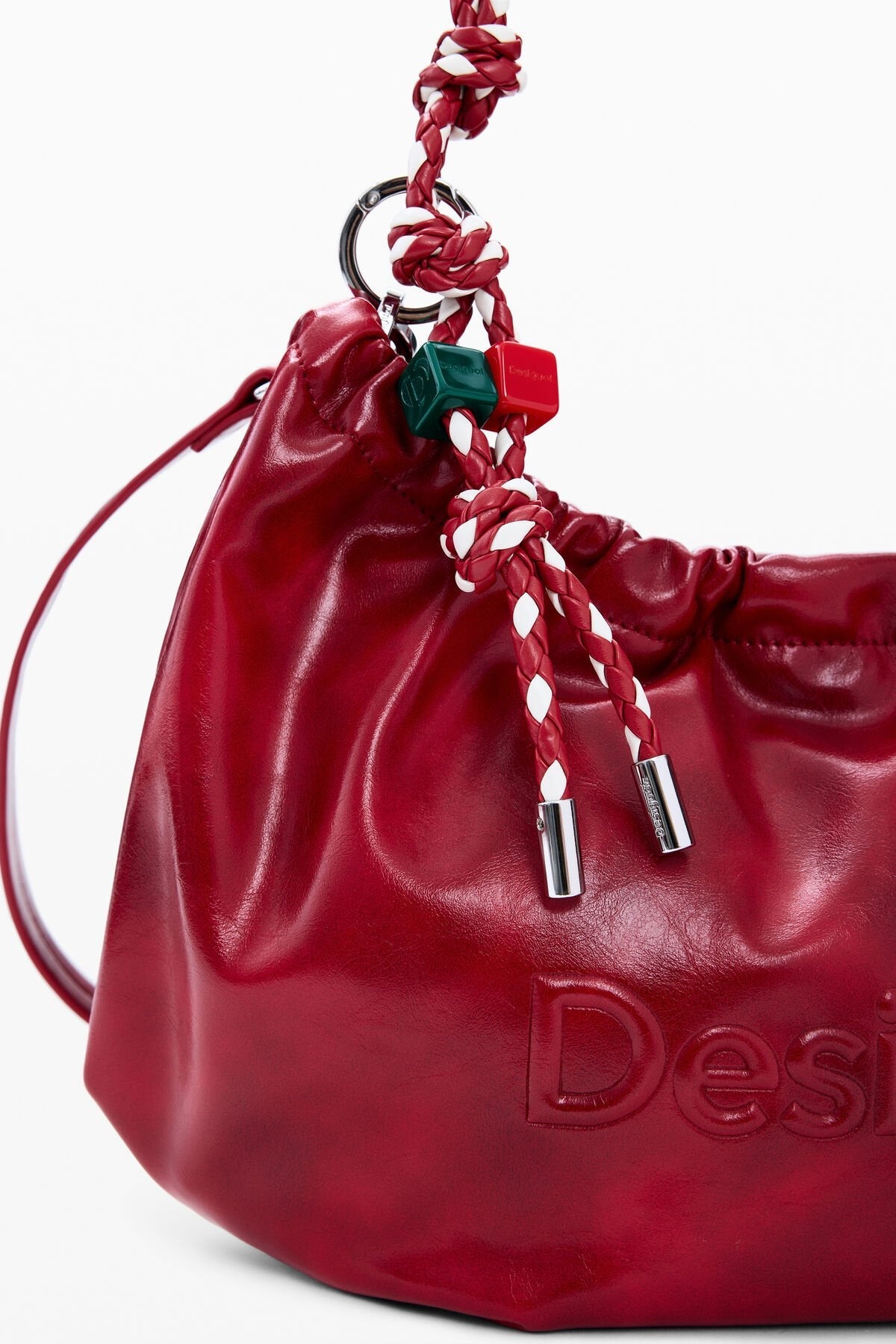 Дамска чанта за ръка Women’s handbag Desigual 26SAXP28 3000 Red detail view 2