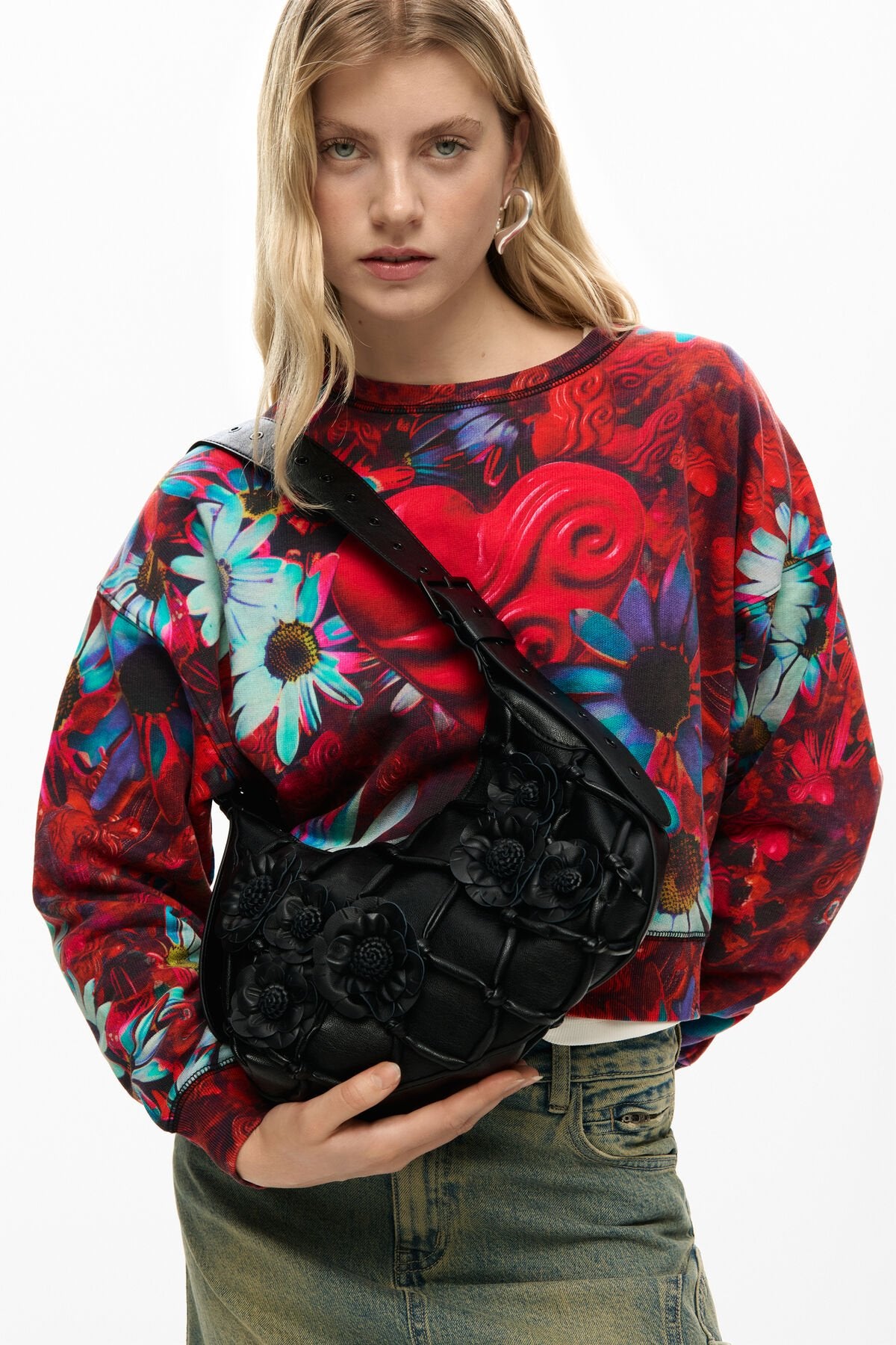 Дамска чанта Women’s handbag Desigual
26SAXP50 2000 Black close up view