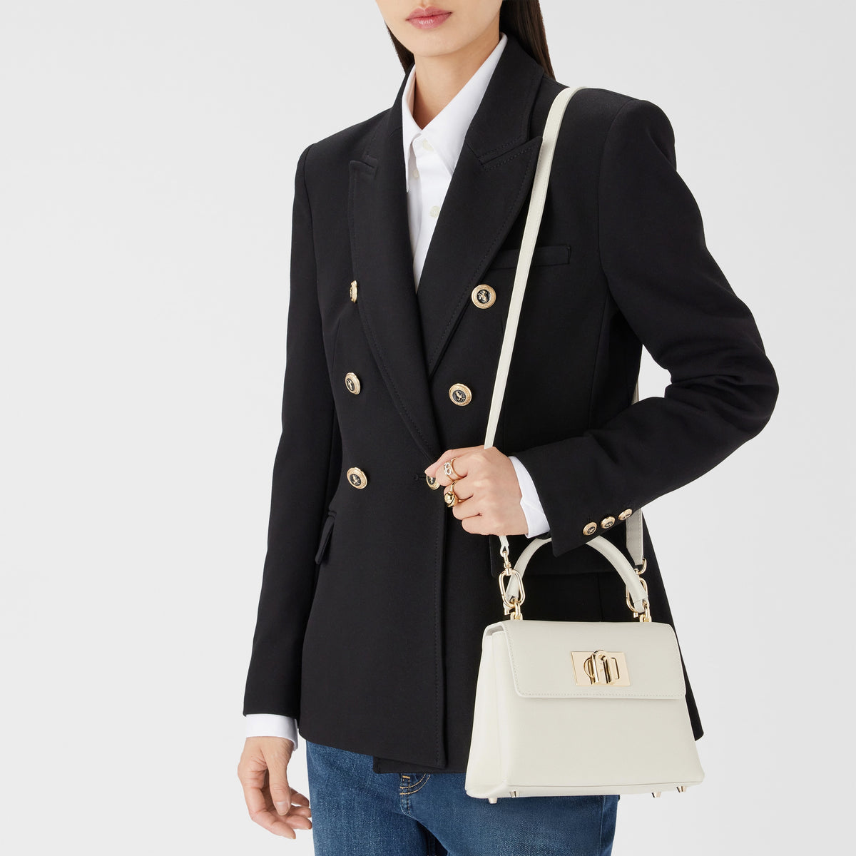 Women’s handbag Furla 1927 Top Handle Mini
SKU: WB00109_ARE000_1007_PNN00 Panna side view