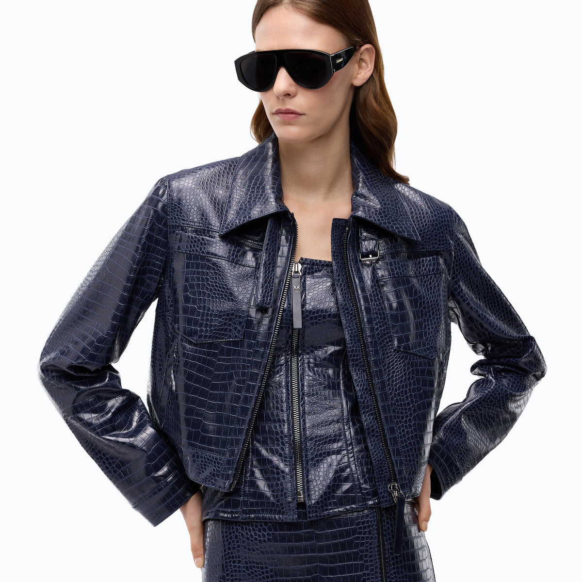 Women’s jacket Pinko BONARDA
107858A3MR F92 Dark Blue