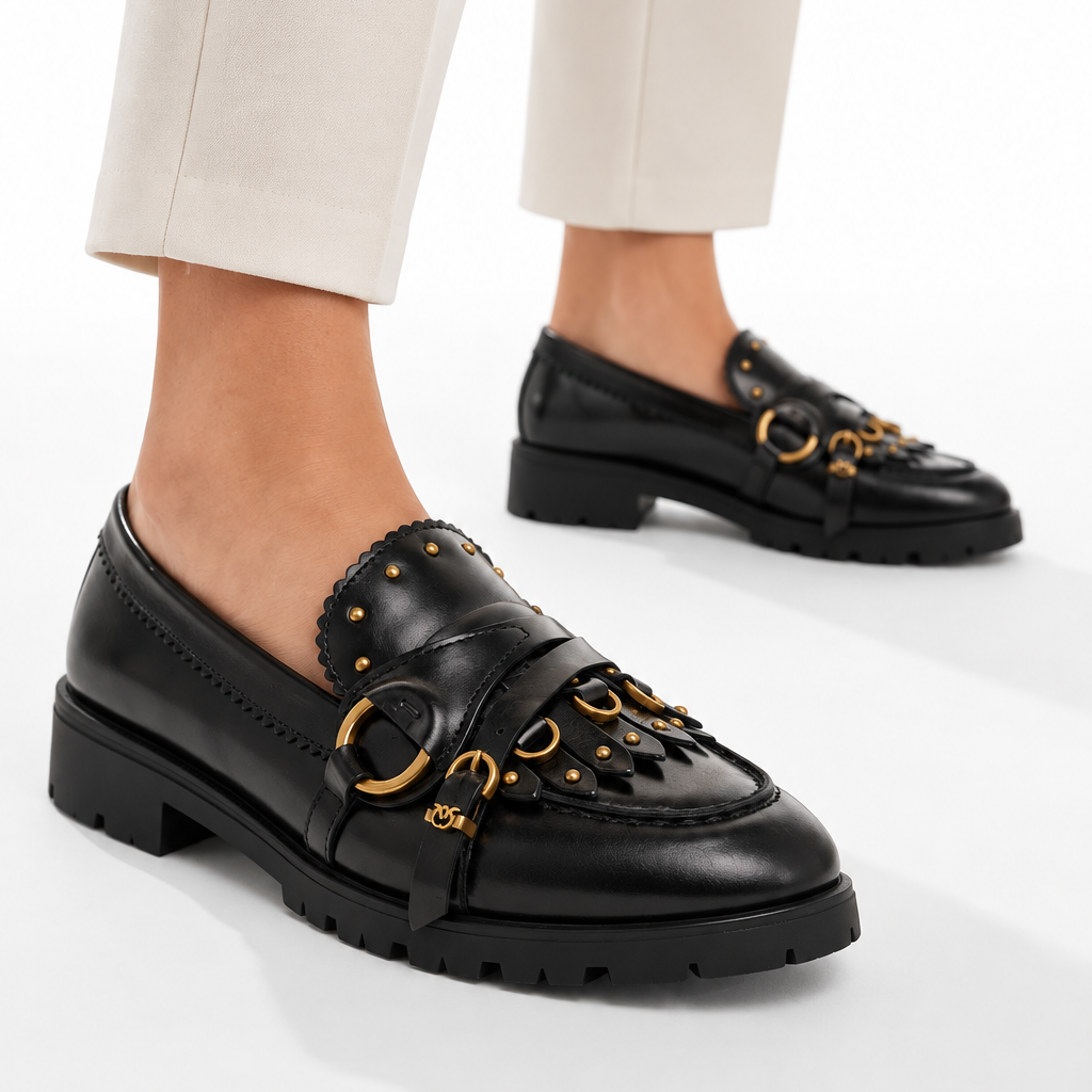 Дамски лоуфъри Women’s loafers Pinko Nora
SD0681P185Z99 Black