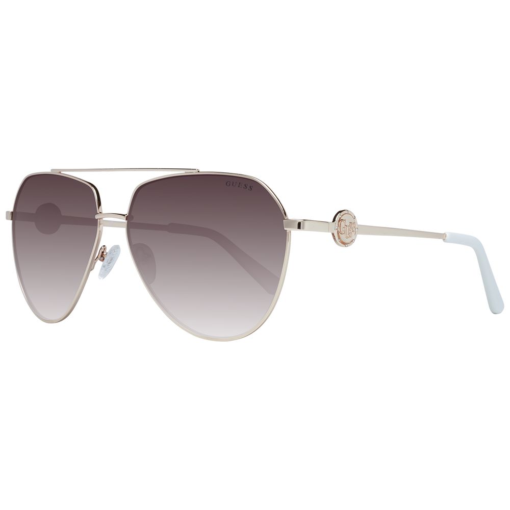 Дамски слънчеви очила Women’s metal sunglasses Guess GF6140 32F Gold
