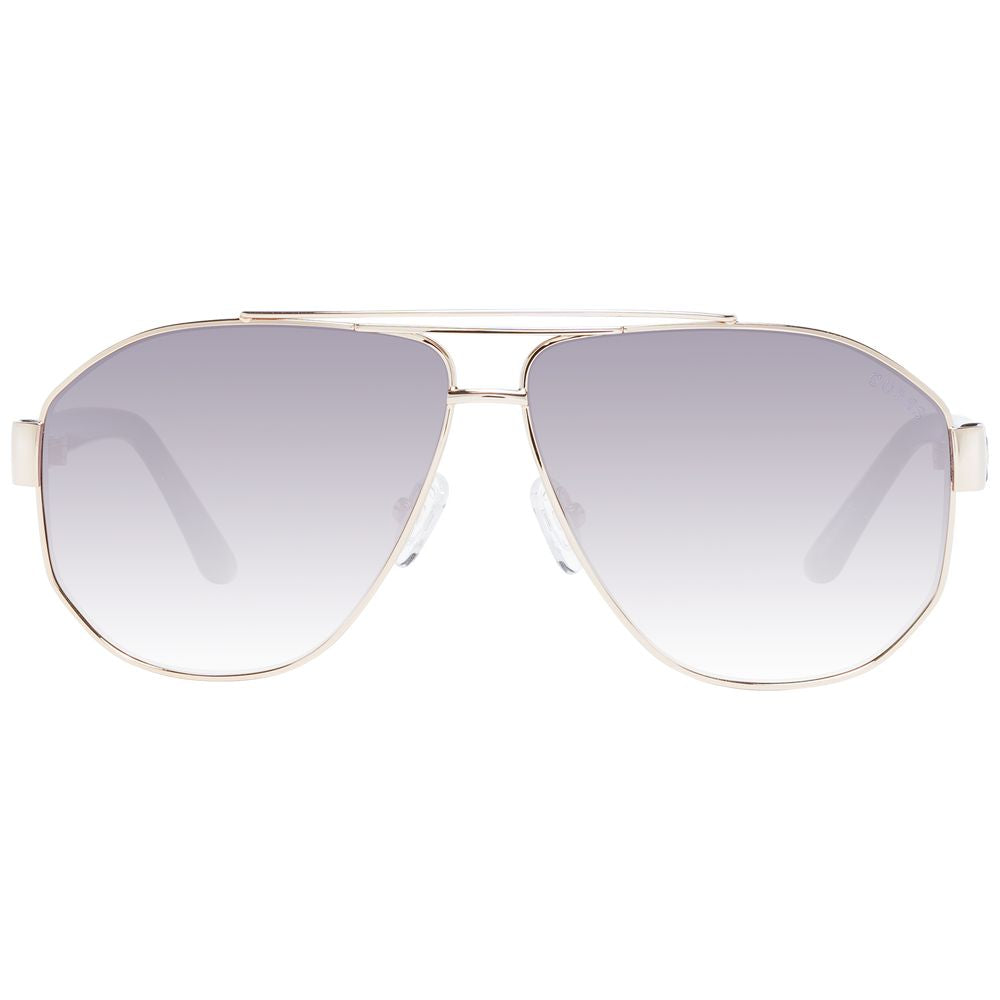 Дамски слънчеви очила Women’s metal sunglasses Guess GF6145 32B Golden front view