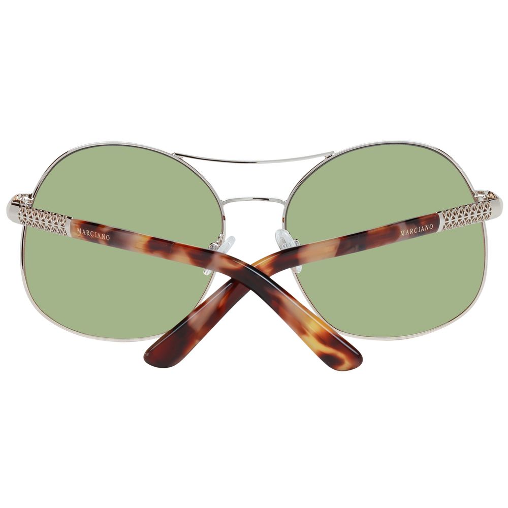 Дамски слънчеви очила Women’s metal sunglasses Marciano by Guess GM0807 32B Rose Gold back view