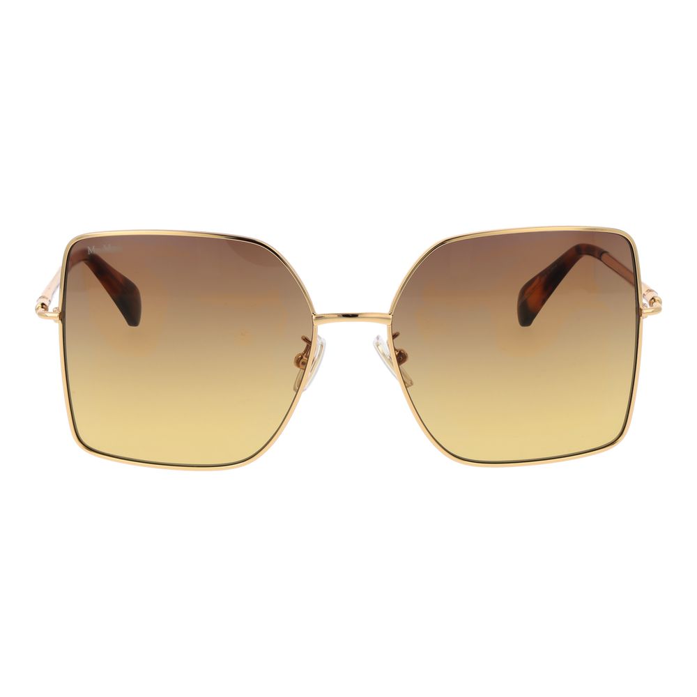Дамски слънчеви очила Women’s metal sunglasses Max Mara MM0062-H 30F Golden front view